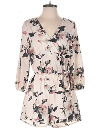 Pre-owned One Clothing Romper In White