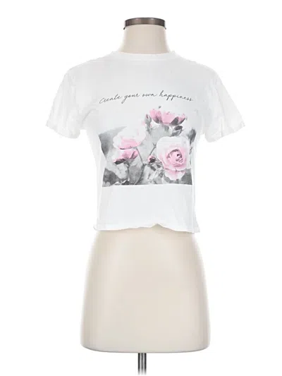 Pre-owned One Clothing Short Sleeve T-shirt In White