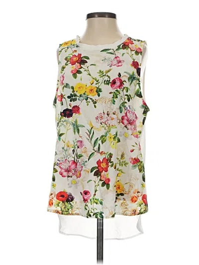 Pre-owned One Clothing Sleeveless Blouse In Ivory