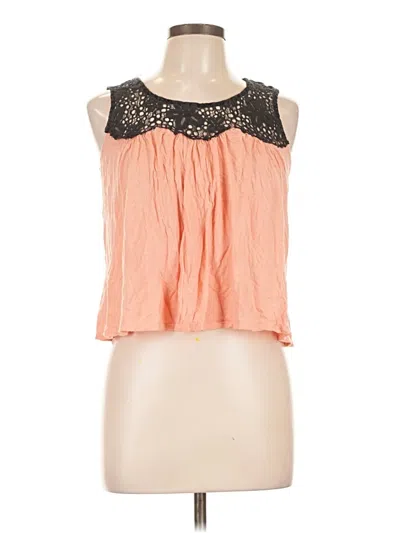 Pre-owned One Clothing Sleeveless Blouse In Orange