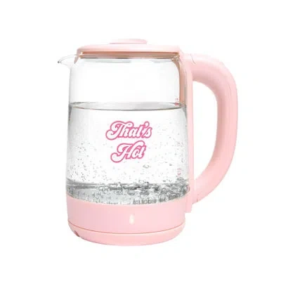 One Electric Kettle, Fast Boil With Auto Shut-off, Led Indicator, 360° Base, Cord Storage, 1.8-liter, Gl In Pink