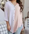 One Eleven North Both Sides Of The Story Button Down In White In White