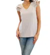 One Eleven North Change Of Tune Ruffle Tank In Multi