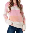 One Eleven North Matchmaker Striped Ribbed Top In Multicolor