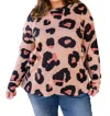 One Eleven North Meant To Be Dolman Top In Animal Print In Multi