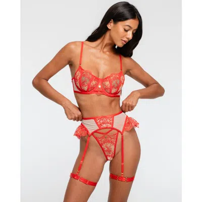 One Empire Alessia Lingerie Set In Red