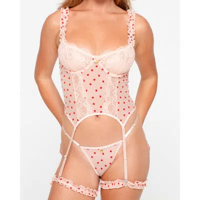 One Empire Amara Bodysuit In Pink