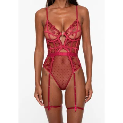 One Empire Béatrice Bodysuit In Red