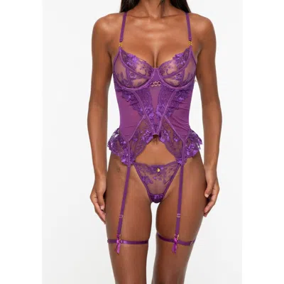 One Empire Beatriz Bodysuit In Purple