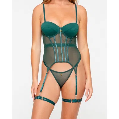One Empire Emerald Bodysuit In Green