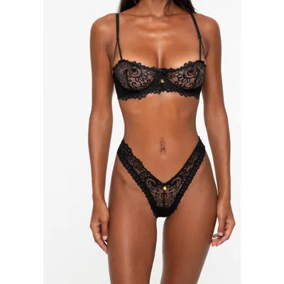 One Empire Jessabel Lingerie Set In Black