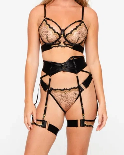 One Empire Maive Lingerie Set In Black