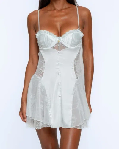 One Empire Valentia Babydoll In White