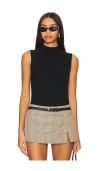 One Grey Day Top Amari In Black