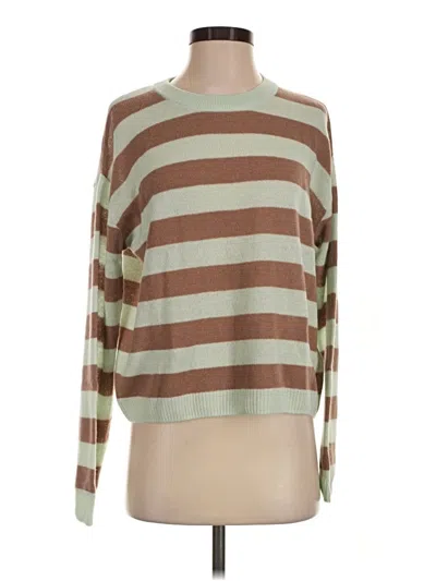 Pre-owned One Grey Day Cashmere Pullover Sweater In Brown
