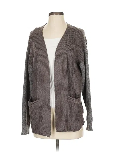 Pre-owned One Grey Day Los Angeles Cardigan Sweater In Gray
