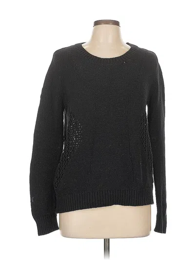 Pre-owned One Grey Day Los Angeles Pullover Sweater In Black