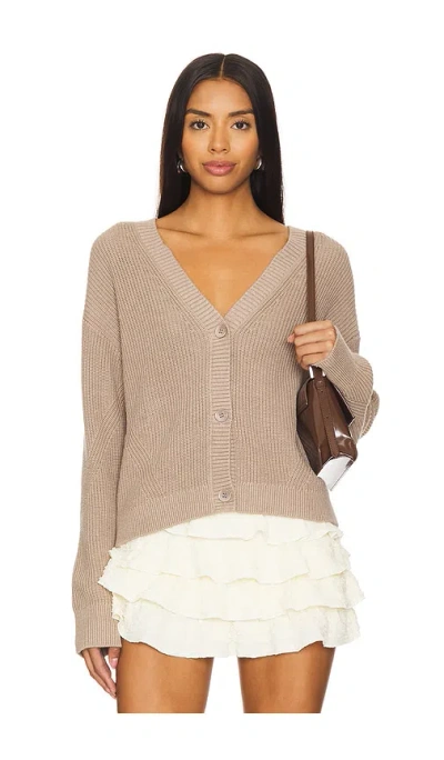 One Grey Day Orson Cardigan In Beige