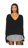 One Grey Day Orson Pullover In Black