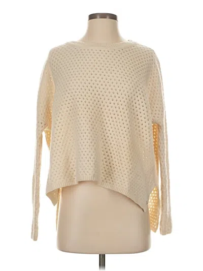 Pre-owned One Grey Day Poncho In White