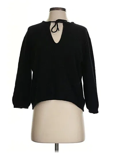 Pre-owned One Grey Day Pullover Sweater In Black