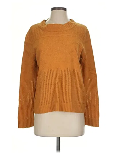 Pre-owned One Grey Day Pullover Sweater In Orange
