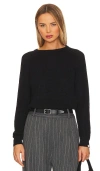 One Grey Day Raleigh Pullover In Black