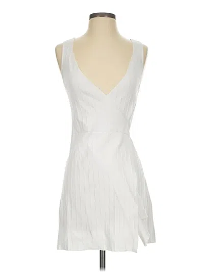 Pre-owned One Grey Day Sleeveless Blouse In White