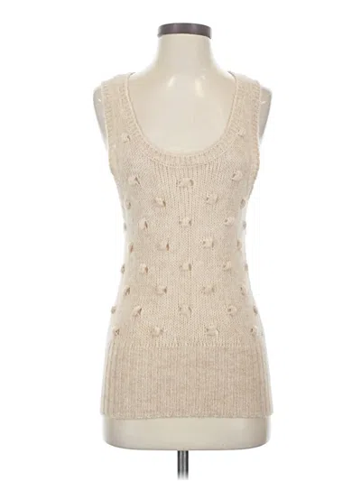Pre-owned One Grey Day Sweater Vest In Ivory