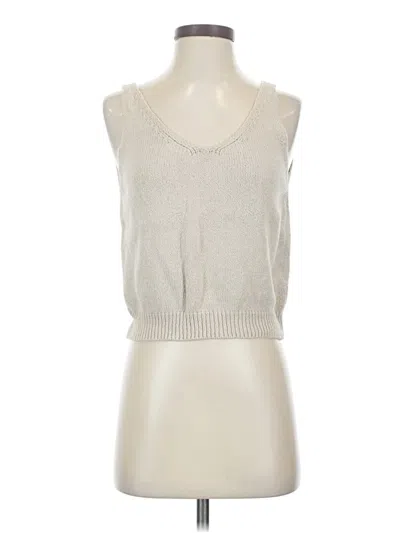 Pre-owned One Grey Day Sweater Vest In Silver