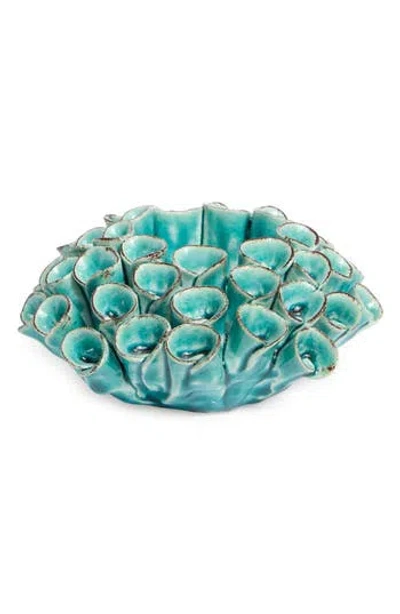One Hundred 80 Degrees Tea Light Light Candle Holder In Blue
