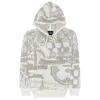 One In A Million Men Paradise Pullover Sweater Hoodie In Ecru