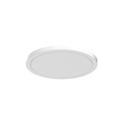 One Led Flush Mount Ceiling Light, 9 Inch 18w 3000k/4000k/5000k Hardwire Light Fixture, Thin Round White