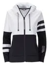 One More Colour-block Zip-up Hoodie