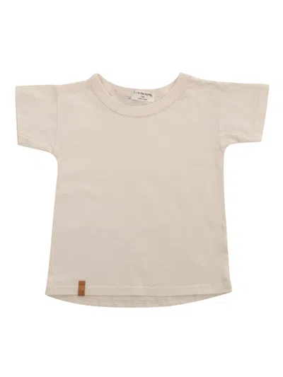 One More In The Family Beige T-shirt