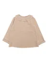 One More In The Family Blouse In Beige