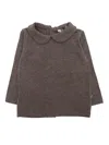 One More In The Family Collar Blouse In Gray