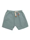 One More In The Family Dark Green Bermuda Shorts In Green