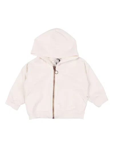 One More In The Family Hooded Jacket In White