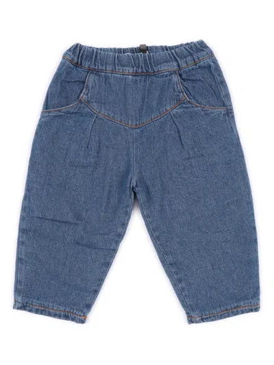 One More In The Family Lined Pants In Blue