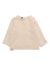One More In The Family L.sleeve T-shirt In Beige