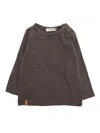 One More In The Family L.sleeve T-shirt In Gray