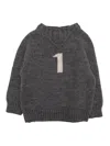 One More In The Family Number One Sweater In Gray