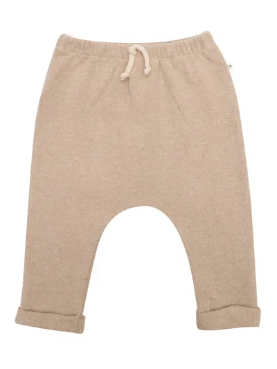 One More In The Family Kids' Trousers In Beige
