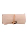 One More In The Family Pink Changing Table Cloth In Beige