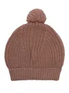 One More In The Family Pom-pom Beanie In Pink