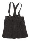 One More In The Family Skirt W/straps In Gray