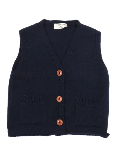 One More In The Family Vest In Blue