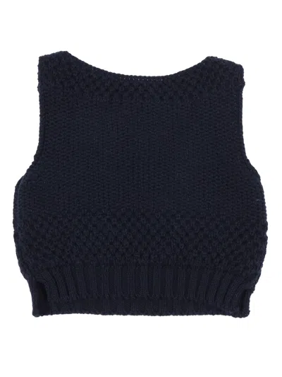 One More In The Family Vest In Blue