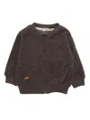 One More In The Family Zipper Jacket In Gray